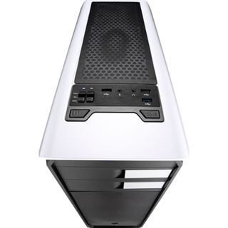 AeroCool Aero-500 White Edition Midi Tower ohne Netzteil weiss