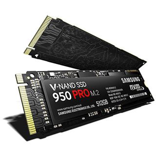 512GB Samsung 950 Pro M.2 2280 PCIe 3.0 x4 32Gb/ V-NAND MLC Toggle