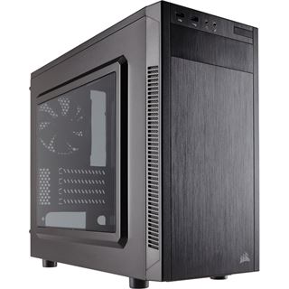 Corsair Carbide 88R mit Sichtfenster Mini Tower ohne Netzteil schwarz