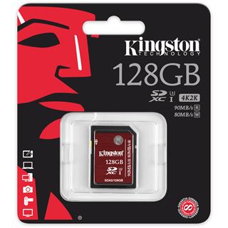 128 GB Kingston SDXC Class 10 U3 Retail