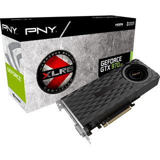 4GB PNY GeForce GTX 970 XLR8 OC Aktiv PCIe 3.0 x16 (Retail)