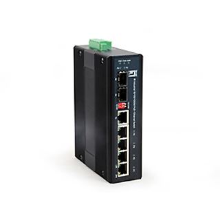 LevelOne FE IES-0610 PoE Metallgeh&auml;use 4x Port
