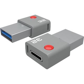 32 GB EMTEC DUO USB-C grau USB 3.0 und Typ C