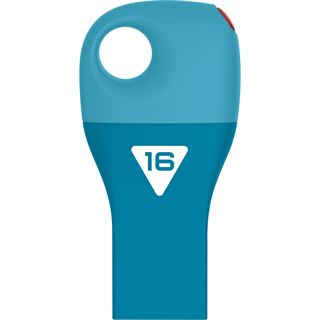 16 GB EMTEC Car Key D300 blau USB 2.0