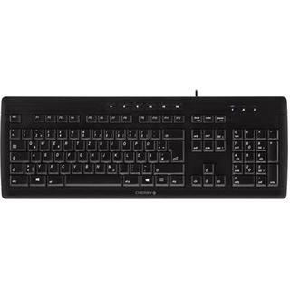 CHERRY G85-23200EU-2 Stream USB Englisch (US) schwarz (kabelgebunden)
