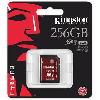 256 GB Kingston SDXC Class 10 U3 Retail