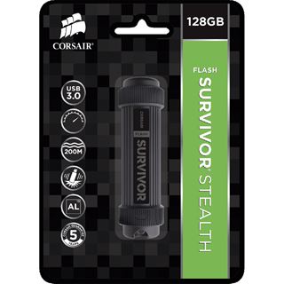 128 GB Corsair Survivor Stealth V2 schwarz USB 3.0