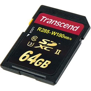 64 GB Transcend R285 SDXC Class 10 U3 Retail