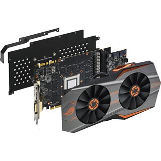 6GB Asus GeForce GTX 980 Ti Matrix Platinum Edition Aktiv PCIe 3.0