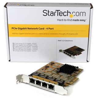Startech 4 Port PCIe Gigabit