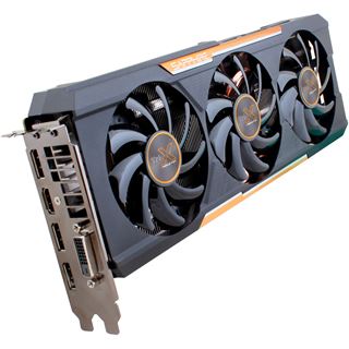 8GB Sapphire Radeon R9 390X Tri-X OC mit Backplate Aktiv PCIe 3.0 x16