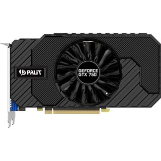 2GB Palit GeForce GTX 750 StormX OC Aktiv PCIe 3.0 x16 (Retail)