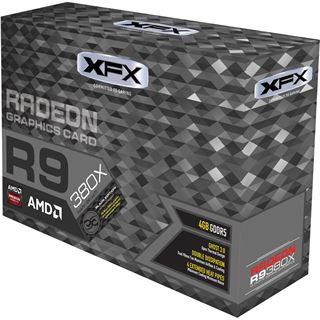 4GB XFX Radeon R9 380X Double Dissipation Black Edition OC Aktiv PCIe