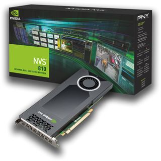 4GB PNY Quadro NVS 810 DP Aktiv PCIe 3.0 x16 (Retail)