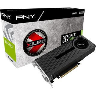 4GB PNY GeForce GTX 960 XLR8 OC Aktiv PCIe 3.0 x16 (Retail)