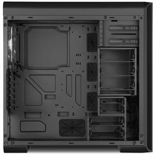 Sharkoon BW9000-W mit Sichtfenster Midi Tower ohne Netzteil schwarz