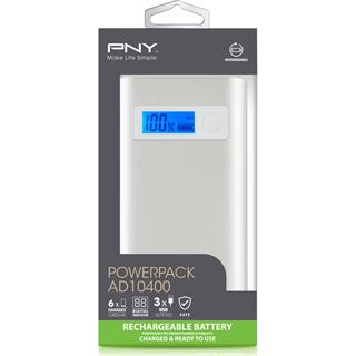 PNY Powerpack AD10400 10400MAH alu