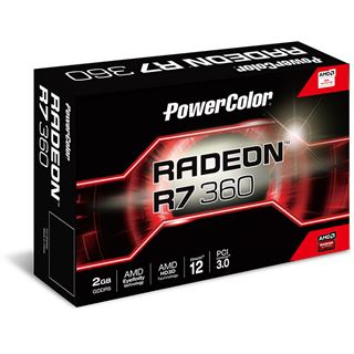 2GB PowerColor Radeon R7 360 Aktiv PCIe 3.0 x16 (Retail)