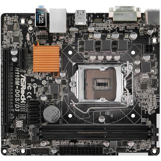 ASRock H110M-DGS/D3 Intel H110 So.1151 Dual Channel DDR3 mATX Retail