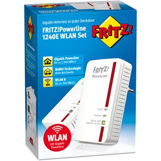 AVM FRITZ!Powerline 1240E WLAN 1200 MBit/s 1x LAN 10/100/1000 / WLAN
