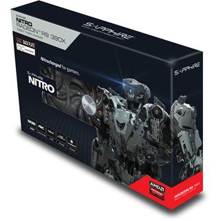 8GB Sapphire Radeon R9 390X Nitro inkl Backplate Aktiv PCIe 3.0 x16