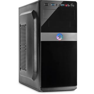 Inter-Tech IT-5908 Midi Tower ohne Netzteil schwarz