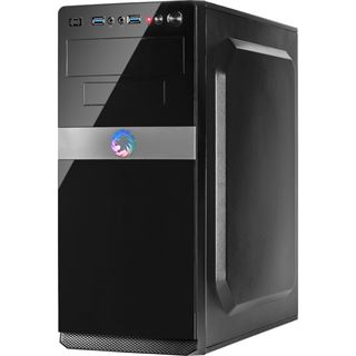 Inter-Tech IT-5908 Midi Tower ohne Netzteil schwarz