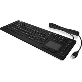 KeySonic KSK-6231 USB Englisch schwarz (kabelgebunden)