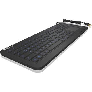 KeySonic KSK-6231 USB Franzoesisch schwarz (kabelgebunden)