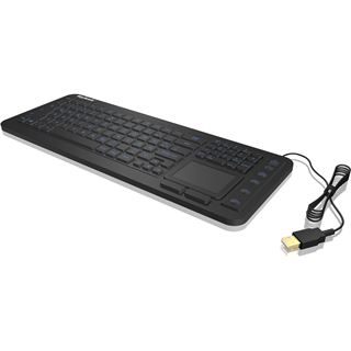KeySonic KSK-6231 USB Franzoesisch schwarz (kabelgebunden)