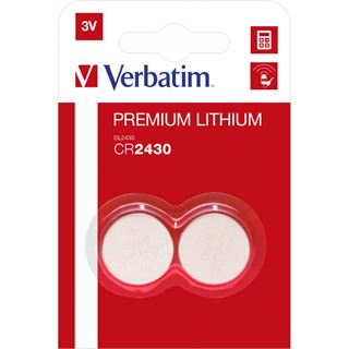 Verbatim Lithium Knopfzelle CR2430 2er Pack