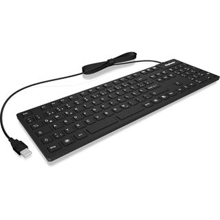 KeySonic KSK-8030 IN USB Franzoesisch schwarz (kabelgebunden)