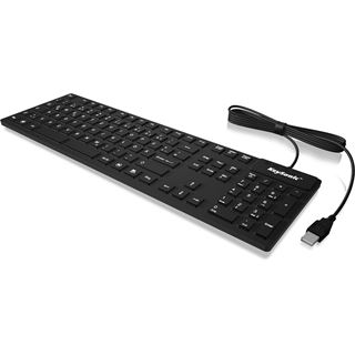 KeySonic KSK-8030 IN USB Franzoesisch schwarz (kabelgebunden)