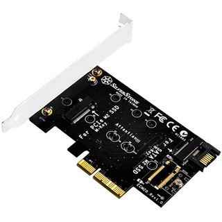 Silverstone SST-ECM20, 2 Ports M.2 Erweiterungskarte, PCIe