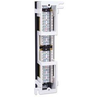 Intellinet Patchpanel 12-Port Cat6 UTP Wandmontage schwarz