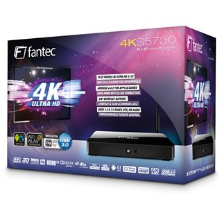 Fantec 4KS5700 4K UHD 3D Digitaler Multimedia-Receiver -