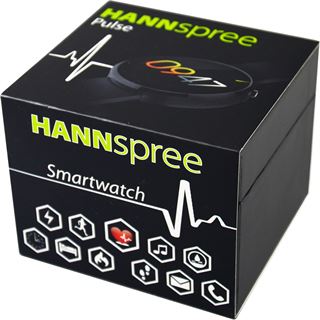 Hannspree Smartwatch Pulse SW21SZ71B Bluetooth schwarz