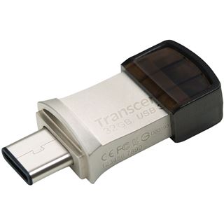 32 GB Transcend JetFlash 890S grau USB 3.1
