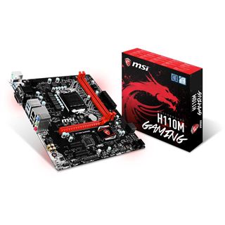 MSI H110M GAMING Intel H110 So.1151 Dual Channel DDR mATX Retail