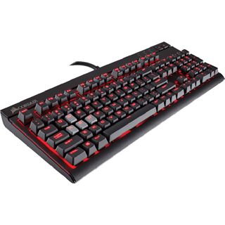Corsair STRAFE CHERRY MX Blue USB Deutsch schwarz (kabelgebunden)