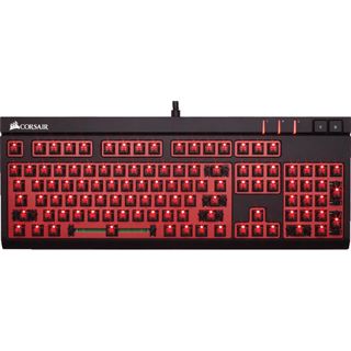 Corsair STRAFE CHERRY MX Blue USB Deutsch schwarz (kabelgebunden)