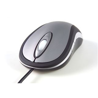 BakkerElkhuizen Laser Mouse Design PS/2 & USB schwarz/silber