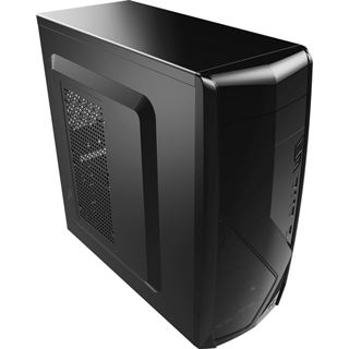 AeroCool CS-1102 Midi Tower ohne Netzteil schwarz