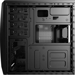 AeroCool CS-1102 Midi Tower ohne Netzteil schwarz