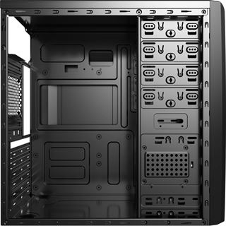 AeroCool CS-1101 Midi Tower ohne Netzteil schwarz