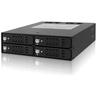 IcyDock Backplane 4x6,3cm SATAI-III/SAS in 1x5,25" HDD/SSD