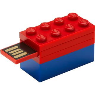 32 GB PNY LEGO blau/rot USB 2.0