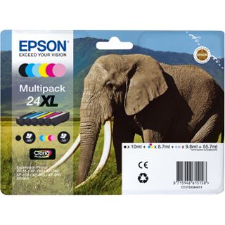 Epson Tinte 24 XL C13T24384011 cyan hell, magenta hell, gelb