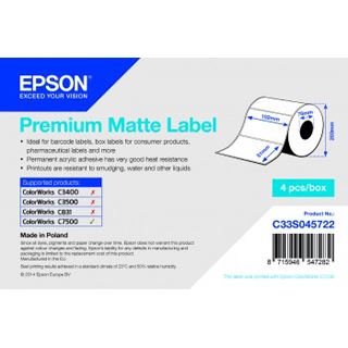 Epson Premium Matte Label 2310 labels