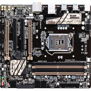 Gigabyte GA-X150M-PRO ECC Intel C232 So.1151 Dual Channel DDR4 mATX